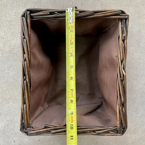 Natural Brown Wicker Storage Basket - Picture 12 of 13